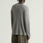 END. x Samsøe Samsøe Men's Sadango LS T-Shirt in Grey