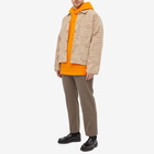 Acne Studios Men's Franklin Stamp Logo Oversized Hoody in Turmeric Orange