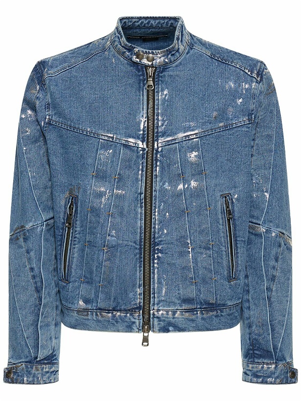 Photo: ANDERSSON BELL - Wax Coated Denim Motorcycle Jacket