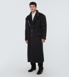 Acne Studios Single breasted wool-blend coat