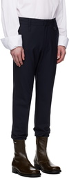 WOOYOUNGMI Navy Drawstring Trousers