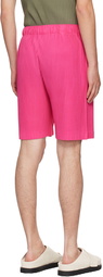 HOMME PLISSÉ ISSEY MIYAKE Pink Colorful Pleats Shorts