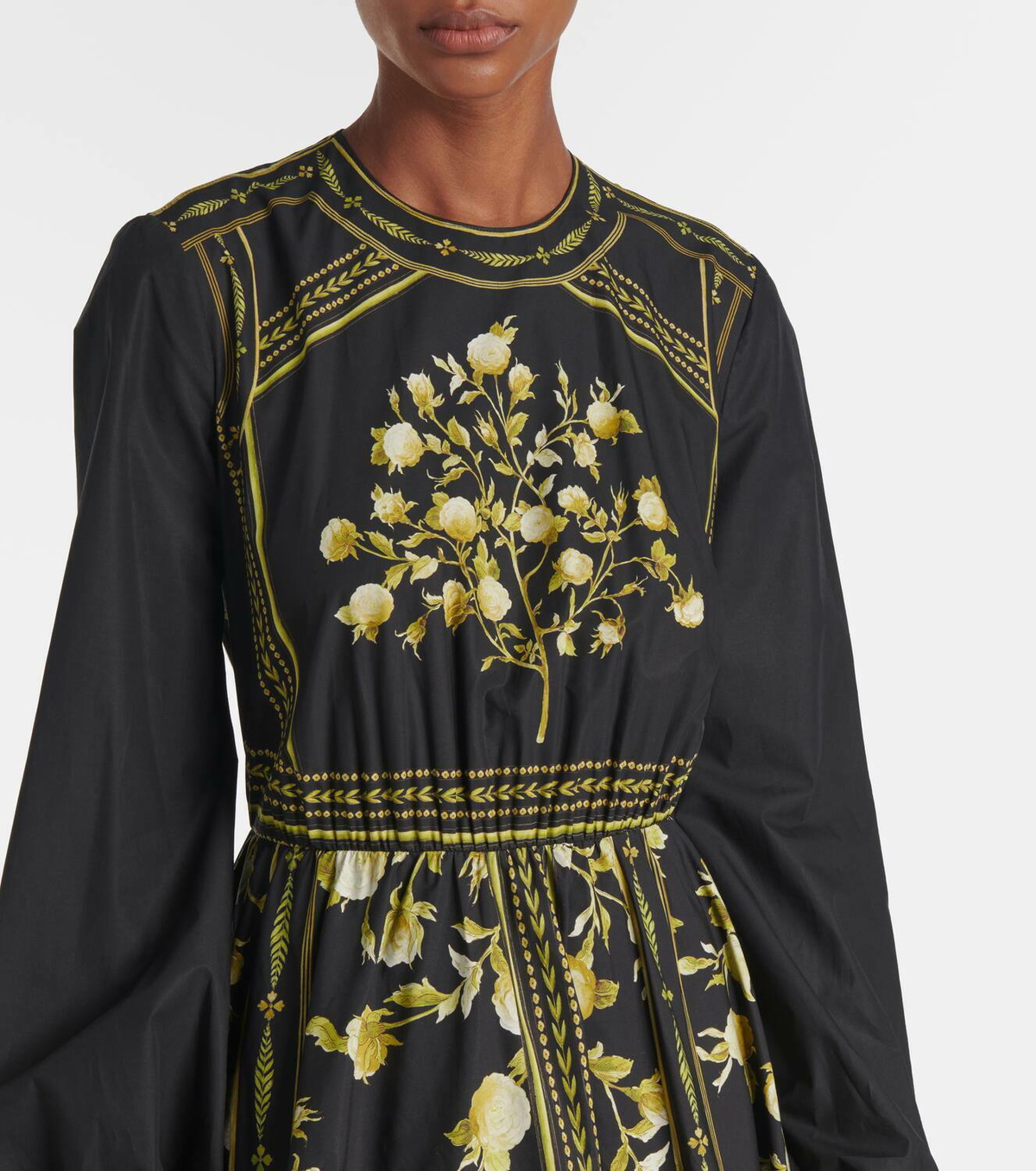 Giambattista Valli Papier Peint cotton poplin gown