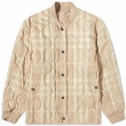 Burberry Men's Broadfield Quilt Check Jacket in Soft Fawn Ip Check