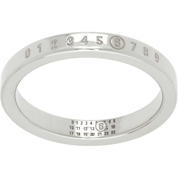 Photo: MM6 Maison Margiela Numeric Minimal Signature Ring