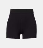 Wardrobe.NYC High-rise jersey shorts