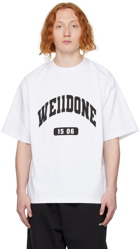 We11done White Printed T-Shirt