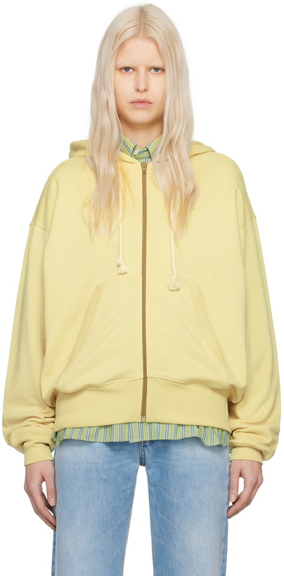 Photo: Acne Studios Green Zip Hoodie