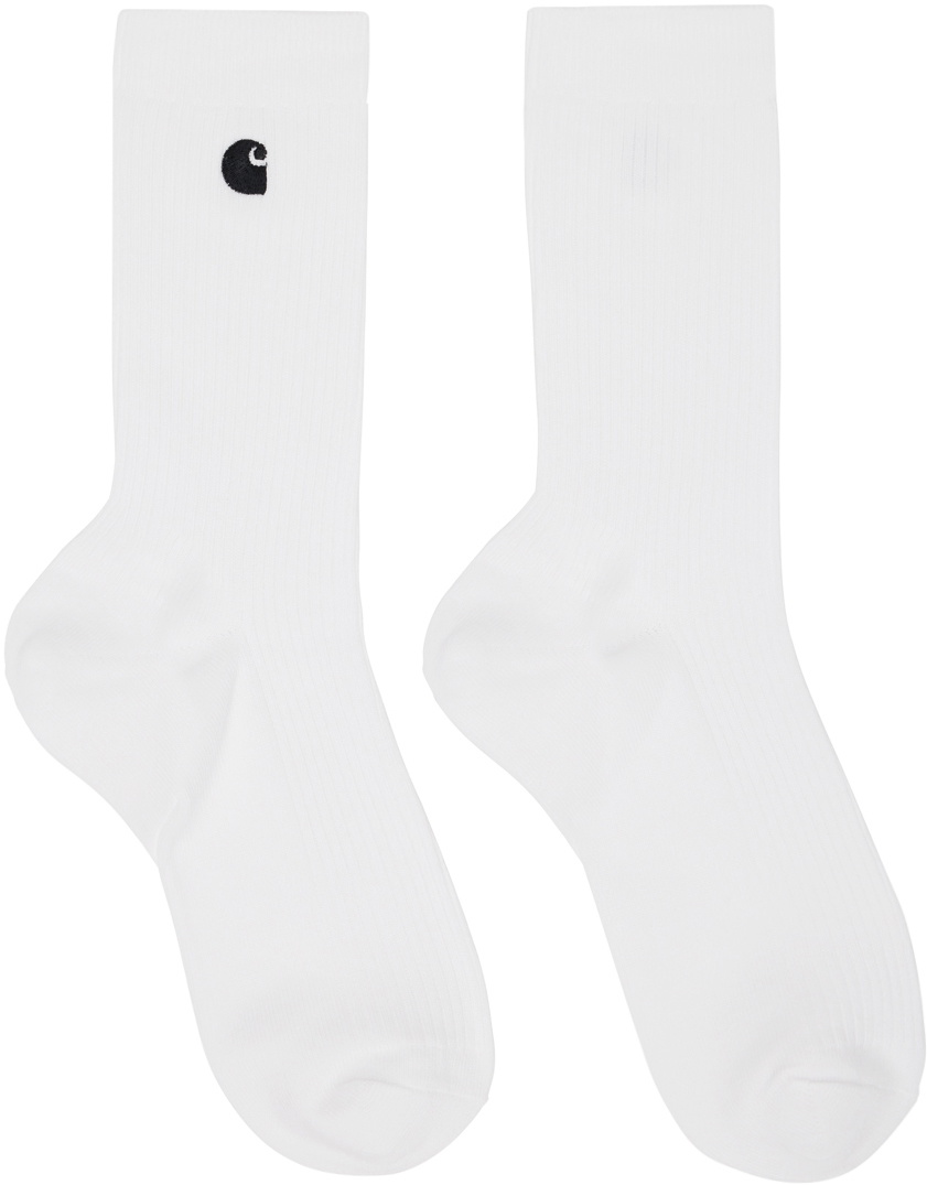 Carhartt Work In Progress Two-Pack White Madison Socks Carhartt WIP