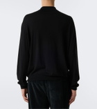 The Row Blainy wool and cashmere polo sweater