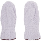 Vivienne Westwood Purple Poodle Boa Mitts