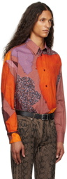 Paul Smith Orange & Purple Oversized Shirt