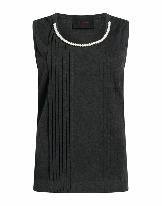 Photo: Simone Rocha Womens Top Charcoal