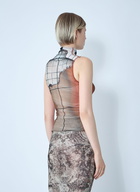 Jean Paul Gaultier Fire Mesh Tank Top