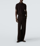 Gucci Interlocking G wool-blend polo shirt