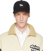 Maison Kitsuné Black Baby Fox Cap