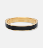 Toteme Signature enamel gold-plated bangle