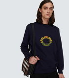 Burberry - Embroidered cotton jersey sweatshirt