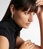 Yeprem Golden Strada 18kt gold earrings with diamonds