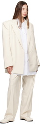 CAMILLA AND MARC Off-White Armand Blazer