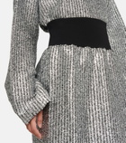 Moncler Genius - 2 Moncler 1952 Lurex® wool-blend midi skirt