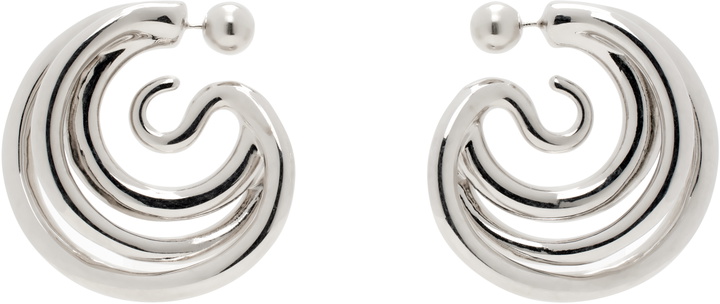 Photo: Panconesi Silver Triptych Medium Earrings