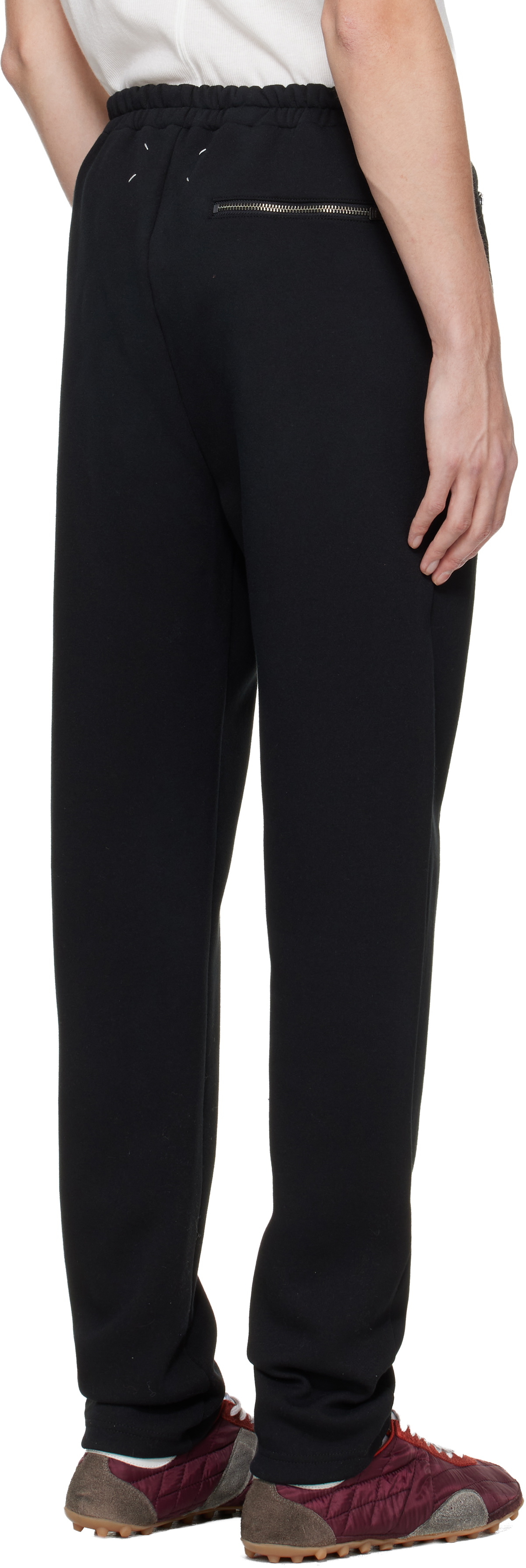 Maison Margiela Black Jersey Sweatpants
