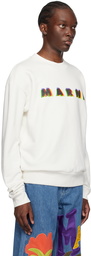 Marni Off-White Printed Sweatshirt