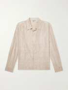 BODE - Sagebrush Printed Silk-Satin Shirt - Neutrals