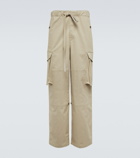 Loewe - Drawstring cotton-blend cargo pants