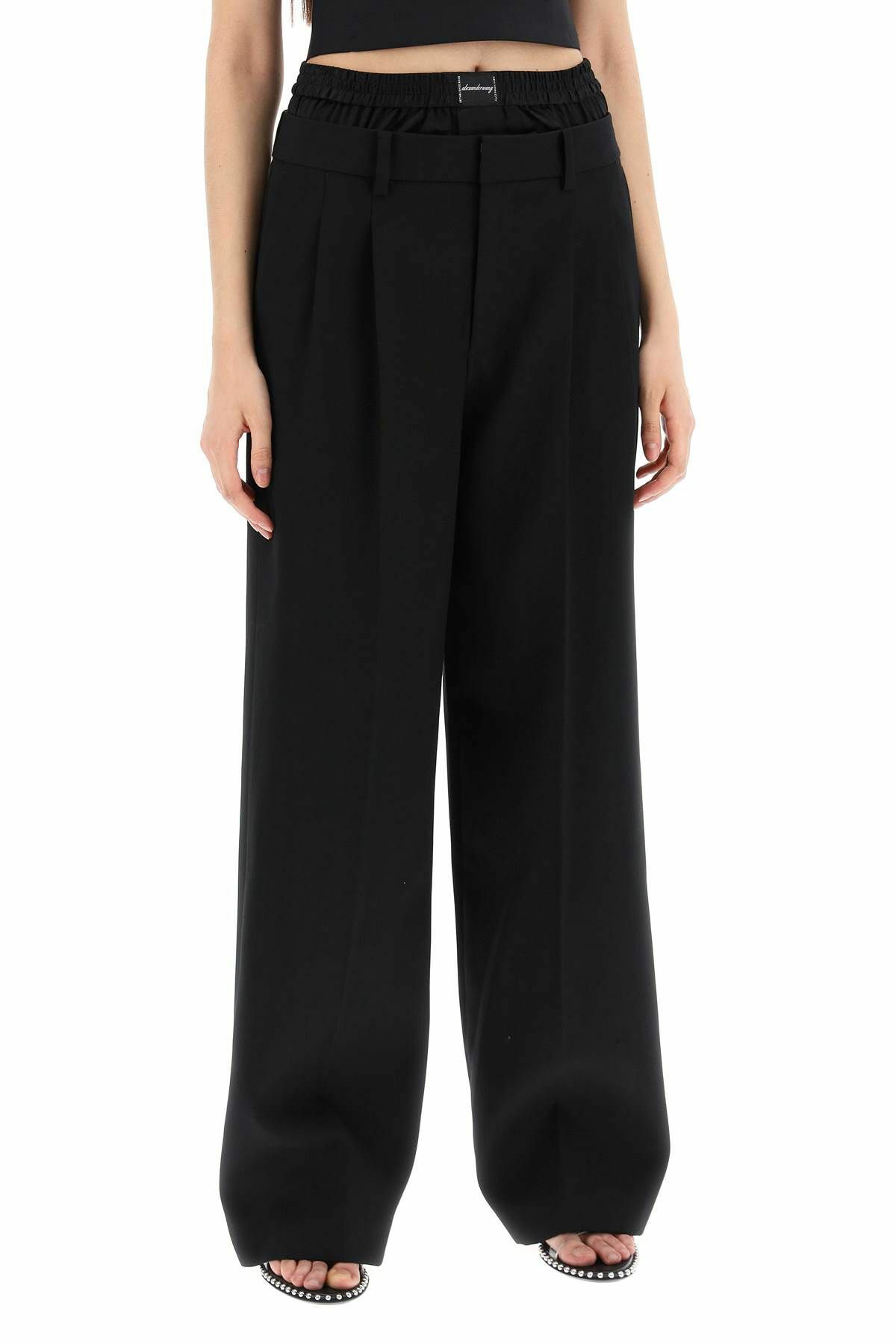 ALEXANDER WANG pants with boxer detail Black Alexander Wang