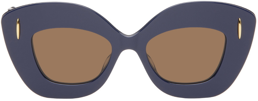 LOEWE Navy Retro Screen Sunglasses Loewe display picture 1
