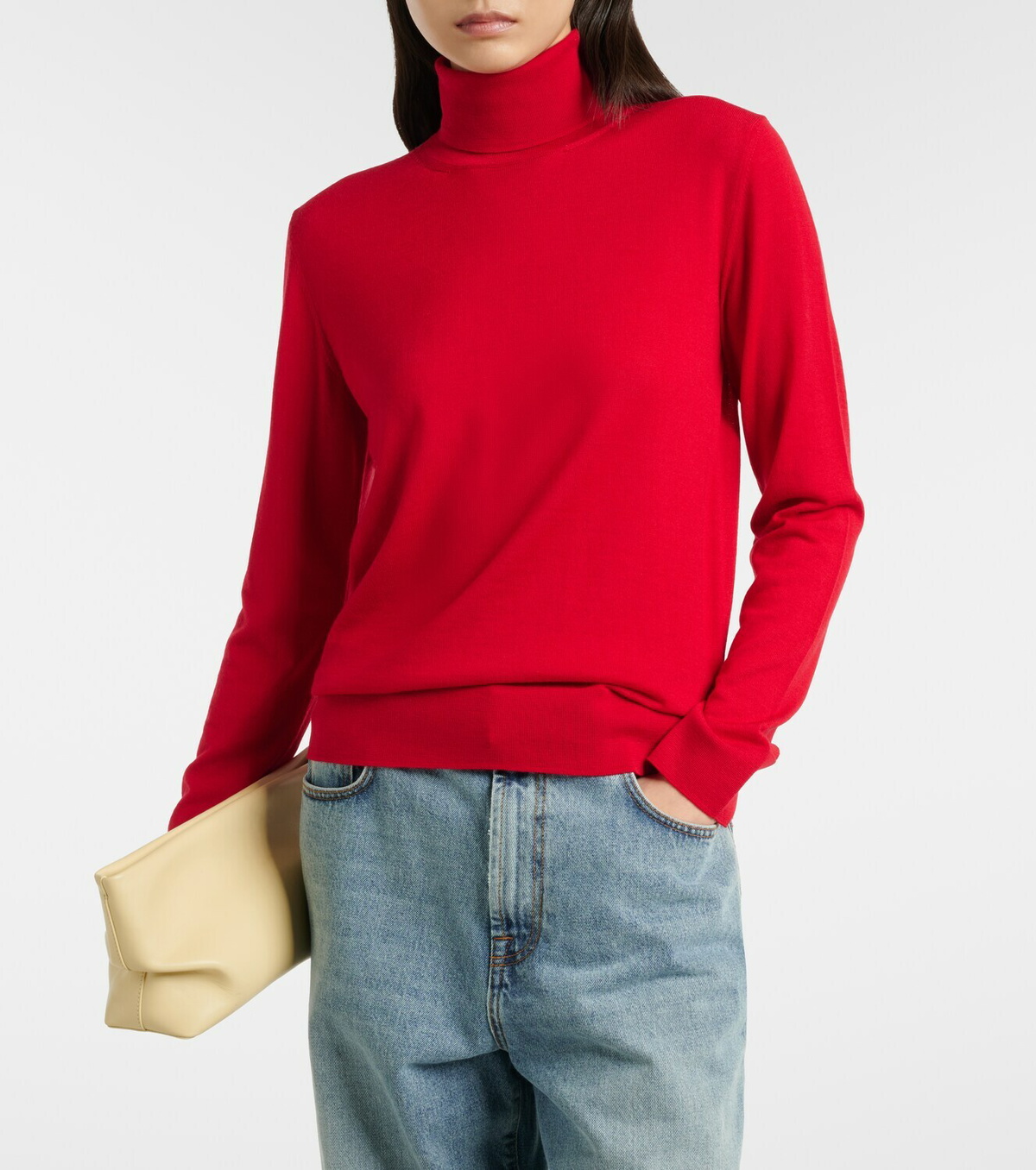 Róhe Wool and cashmere turtleneck sweater