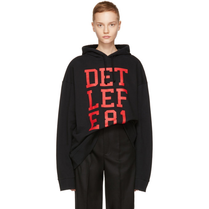 Photo: Raf Simons Black Detlef Regular Hoodie