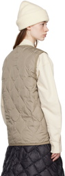 TAION Taupe Military Down Vest