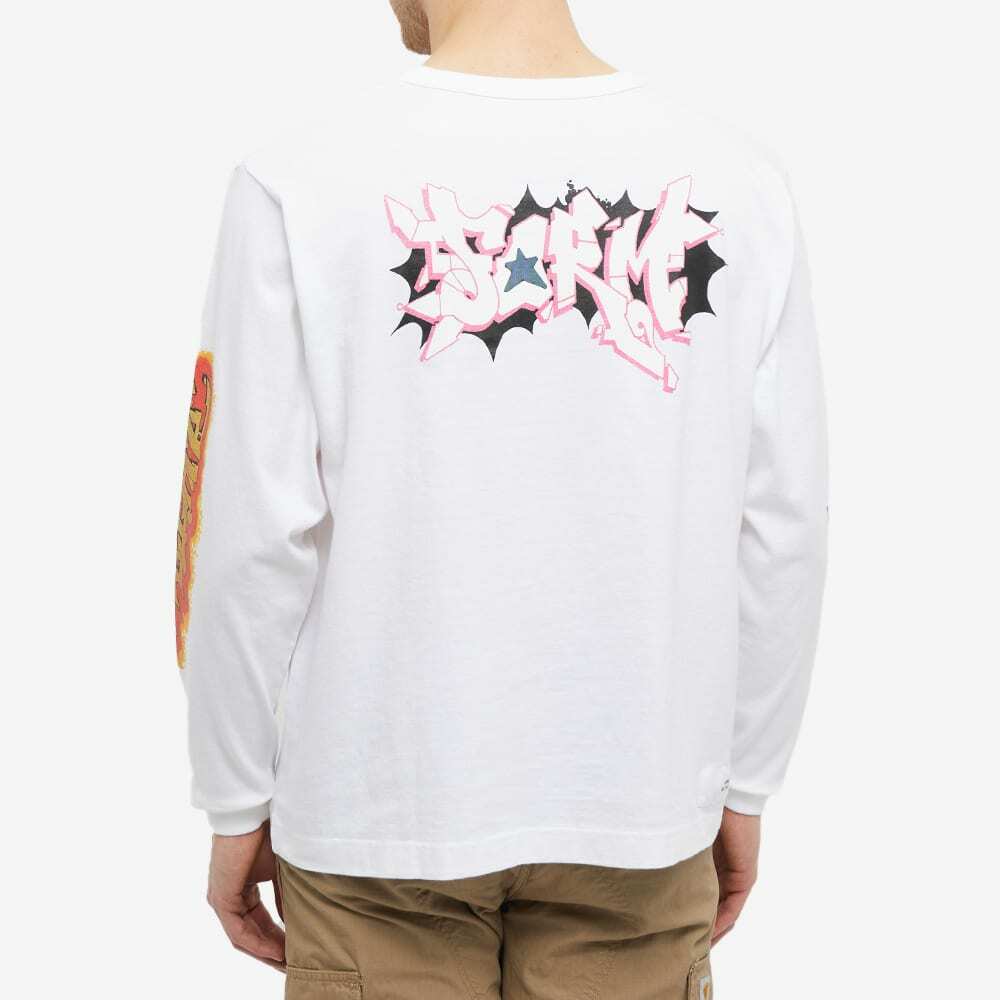 Uniform Experiment Men's Long Sleeve Dondi Graffiti T-Shirt in White