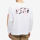 Uniform Experiment Men's Long Sleeve Dondi Graffiti T-Shirt in White