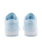 Air Jordan 1 Low Sneakers in White/Ice Blue