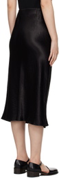 Max Mara Leisure Black Alessio Midi Skirt
