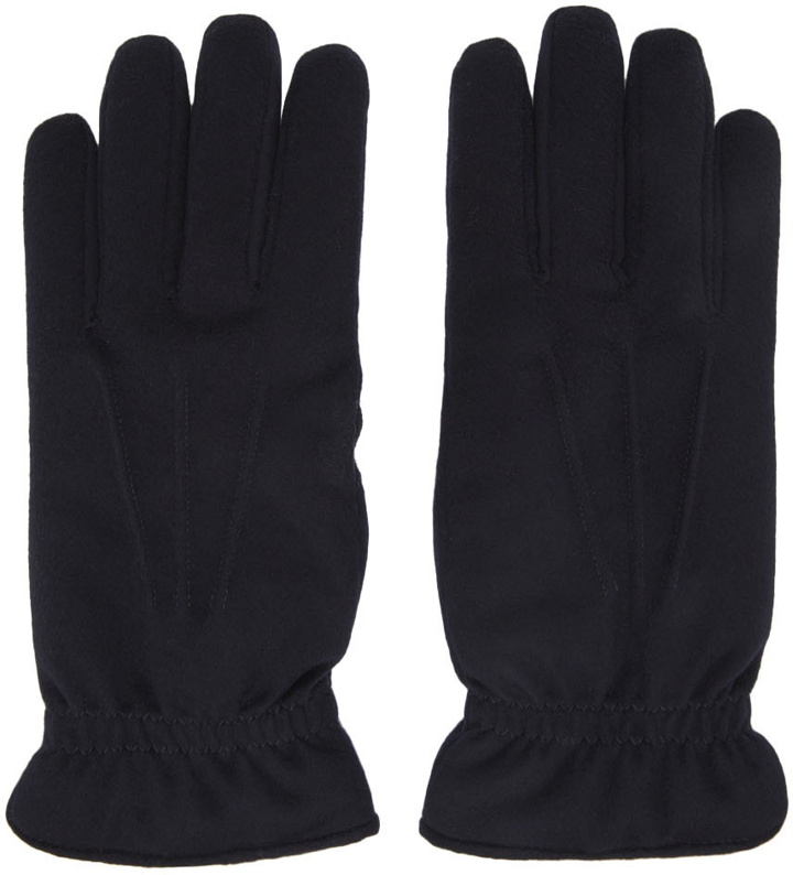 Photo: Loro Piana Navy Ashford Gloves