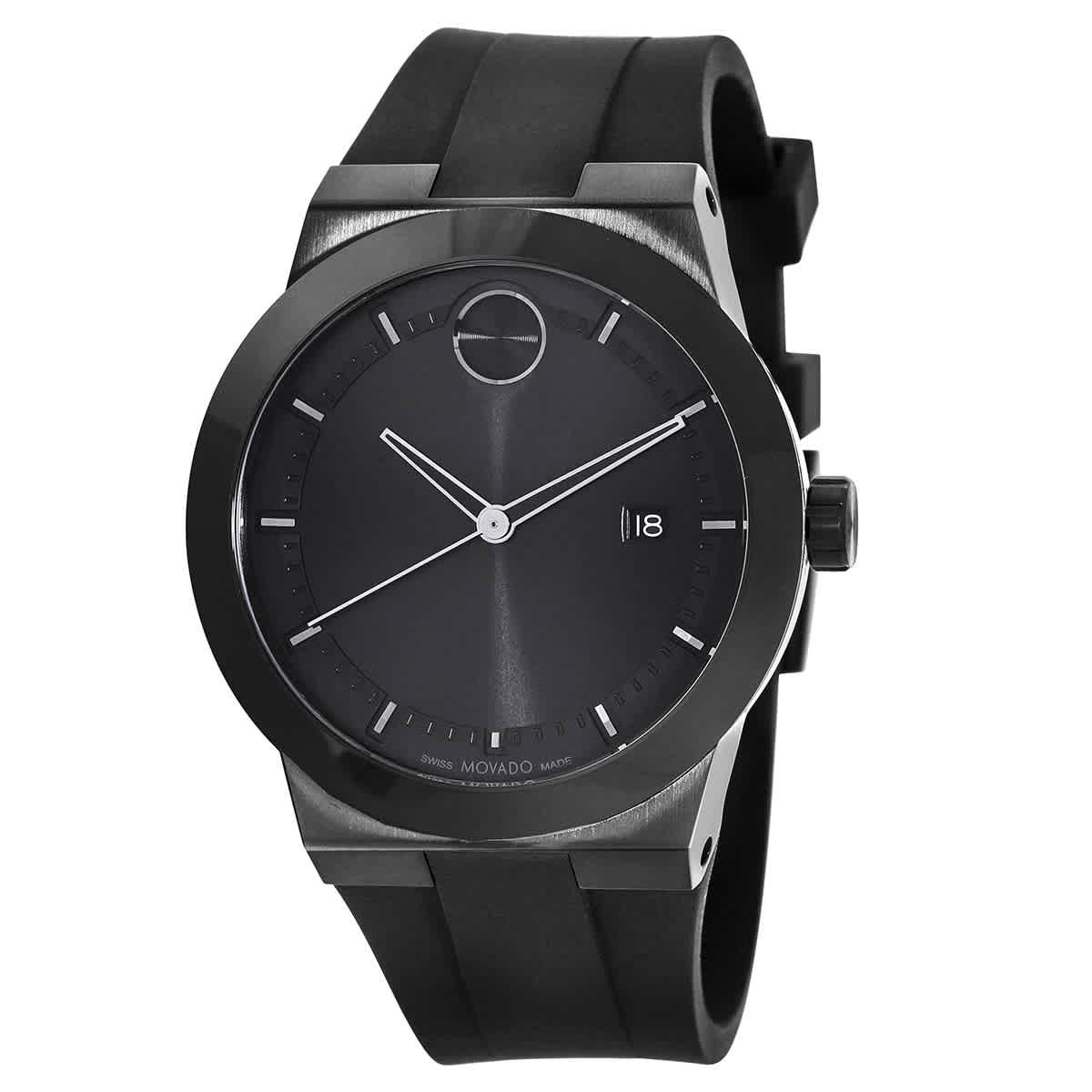 Movado Bold Fusion Quartz Black Dial Mens Watch 3600849