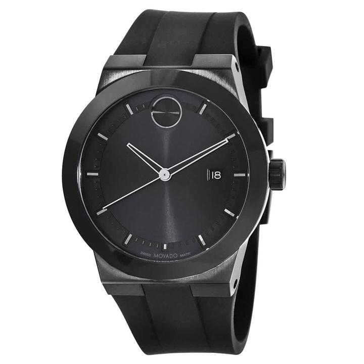 Photo: Movado Bold Fusion Quartz Black Dial Mens Watch 3600849
