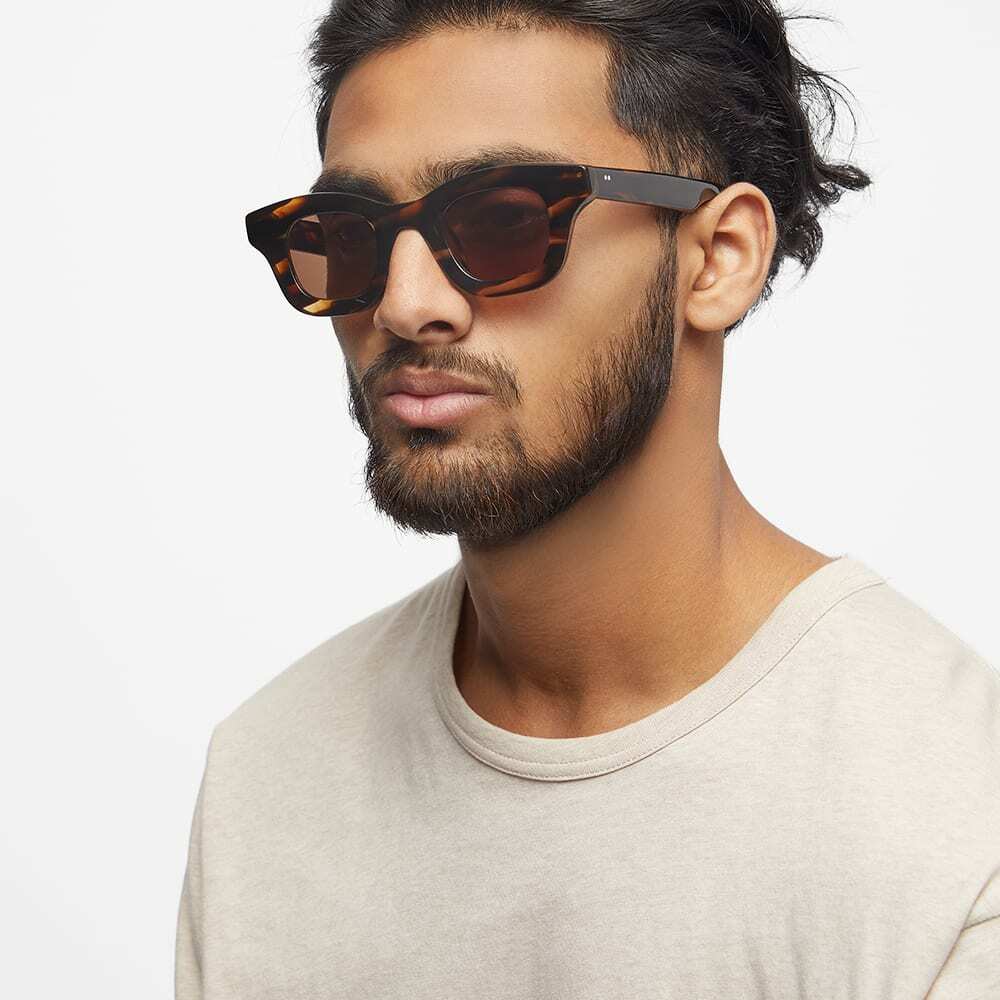 Ace & Tate Men's Alfred Large Sunglasses in Tigerwood ace & tate