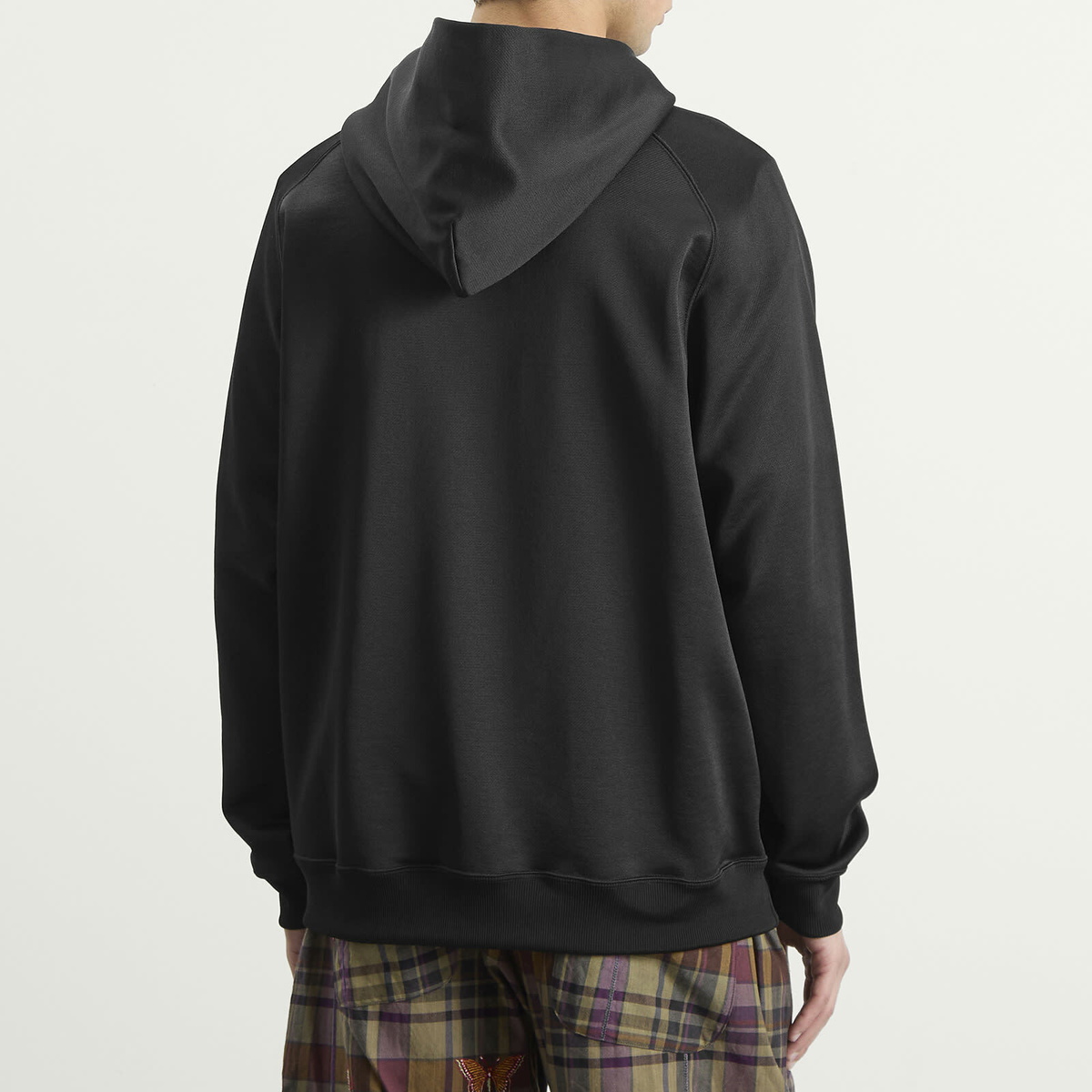 Needles Men's Bright Jersey Zip Hoodie in Black