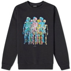 Paul Smith Men's Skeletons Crew Sweat in Black