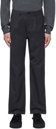 Nanamica Gray Pleated Trousers