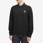 Belstaff Men's Long Sleeved Polo in Black
