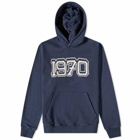 Kenzo Men's 1970 Back Logo Popover Hoody in Midnight Blue