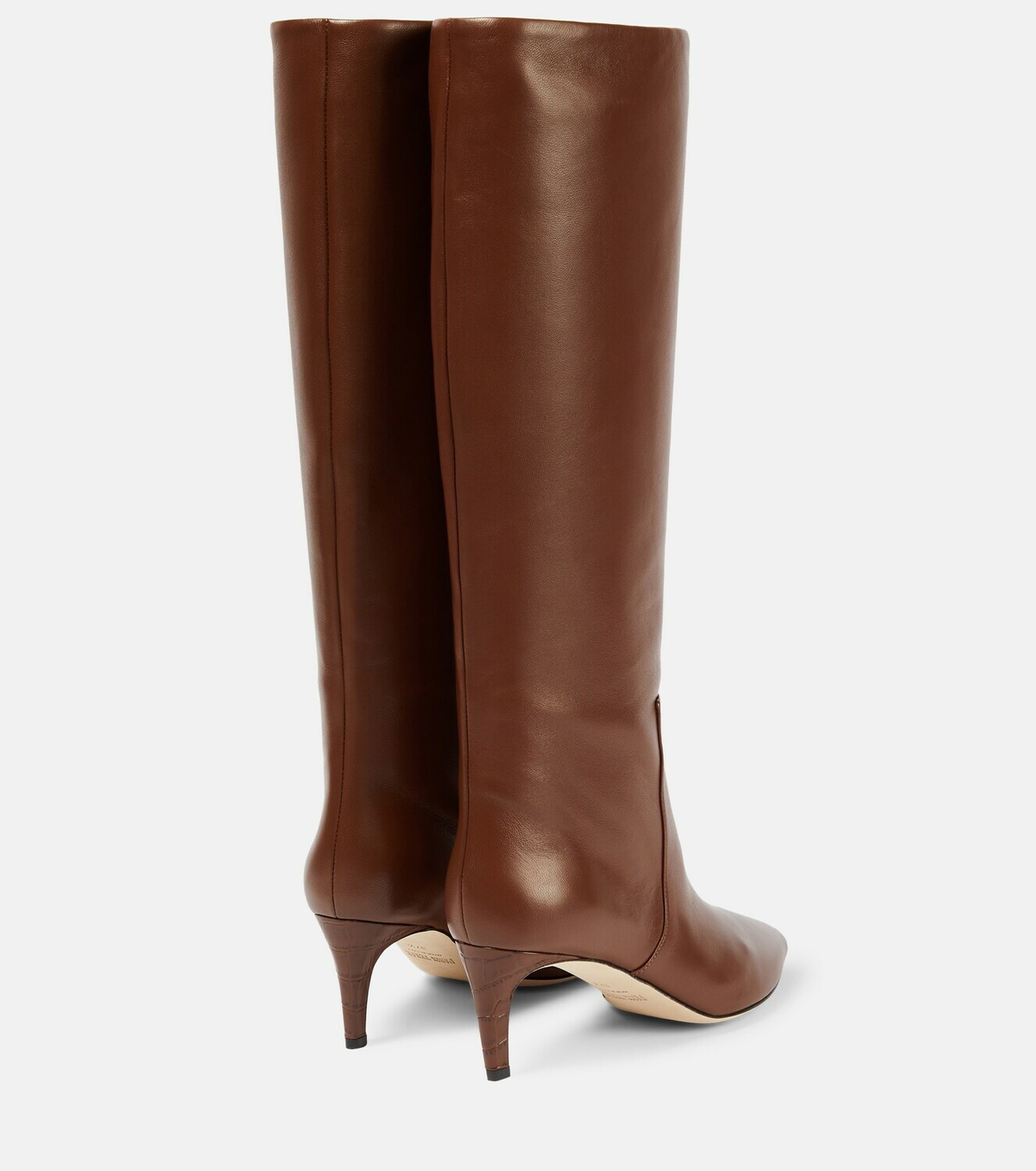 ロングブーツ PARIS TEXAS SS24 KNEE-HIGH BOOT (PX1197_XLTH3POWDER) PARIS TEXAS Anja leather knee boot | NET-A-PORTER