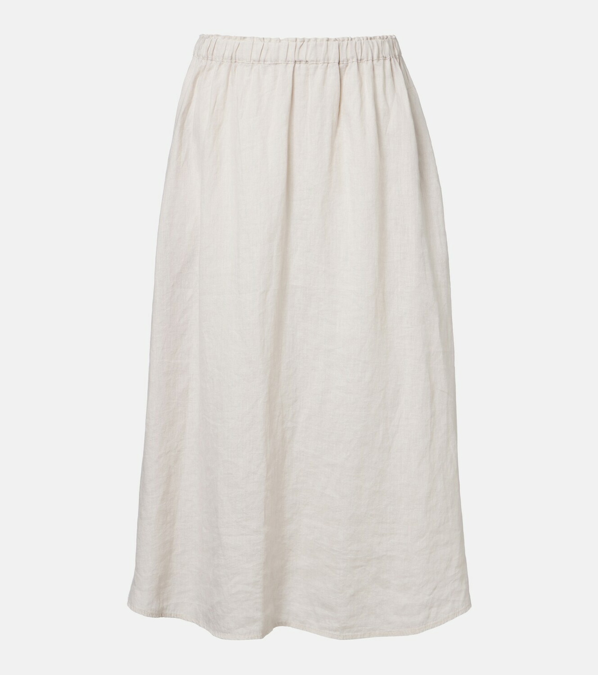 Velvet Virginia linen midi skirt